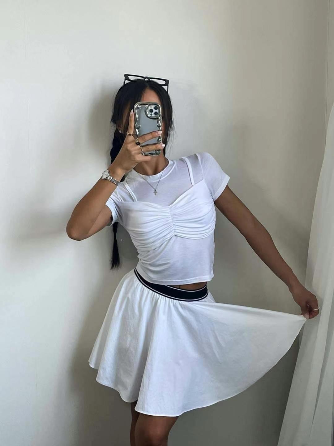 KIKI ROOM韓國代購女裝新品休閑人氣職業25春夏時尚推薦短裙KIKI ROOM短裙