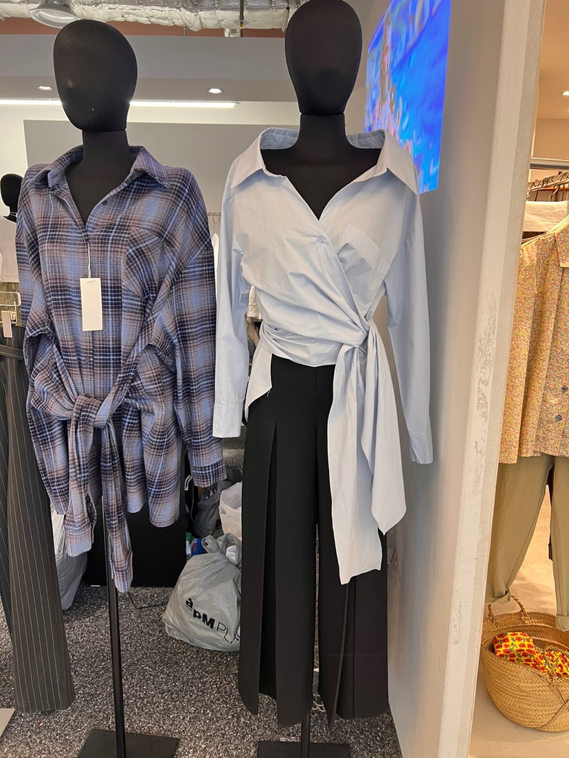 RIDGE-P韓國直郵女士新品休閑時尚真品推薦人氣襯衫蕾絲衫RIDGE-P襯衫/蕾絲衫