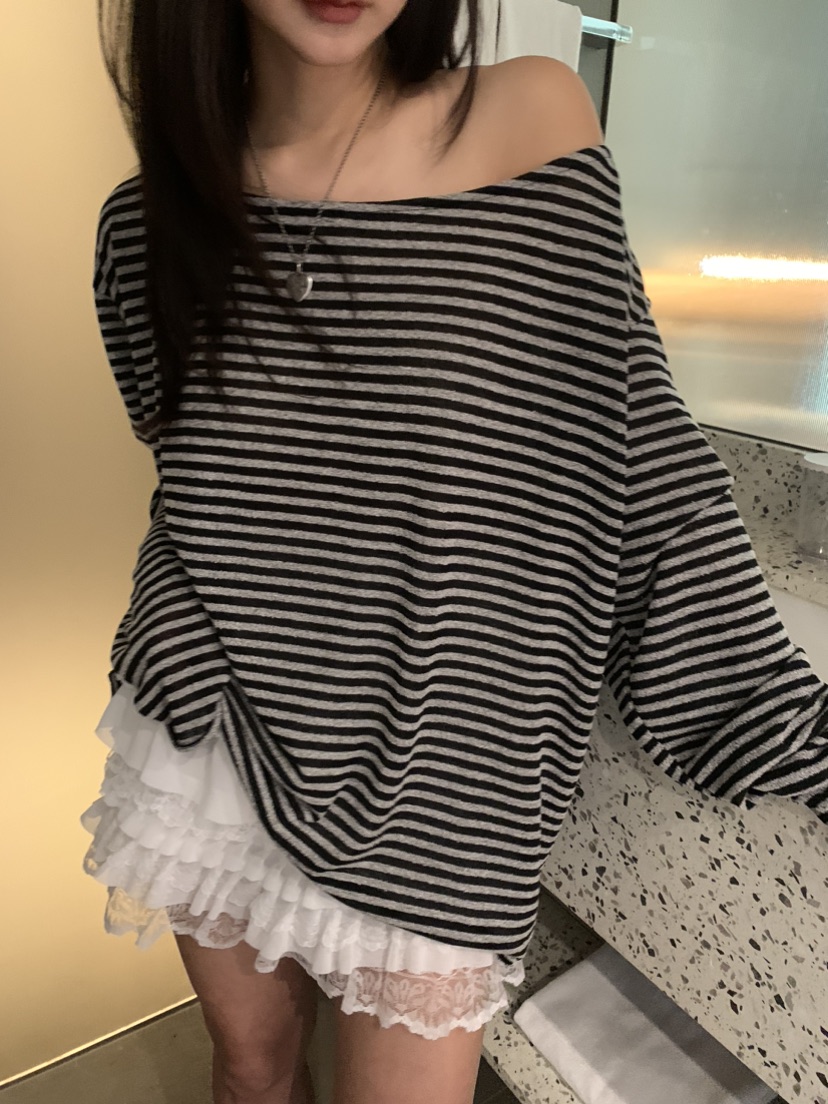 BADCALM東大門實拍女裝新款25春夏人氣推薦真品職業長袖T恤BADCALM長袖T恤