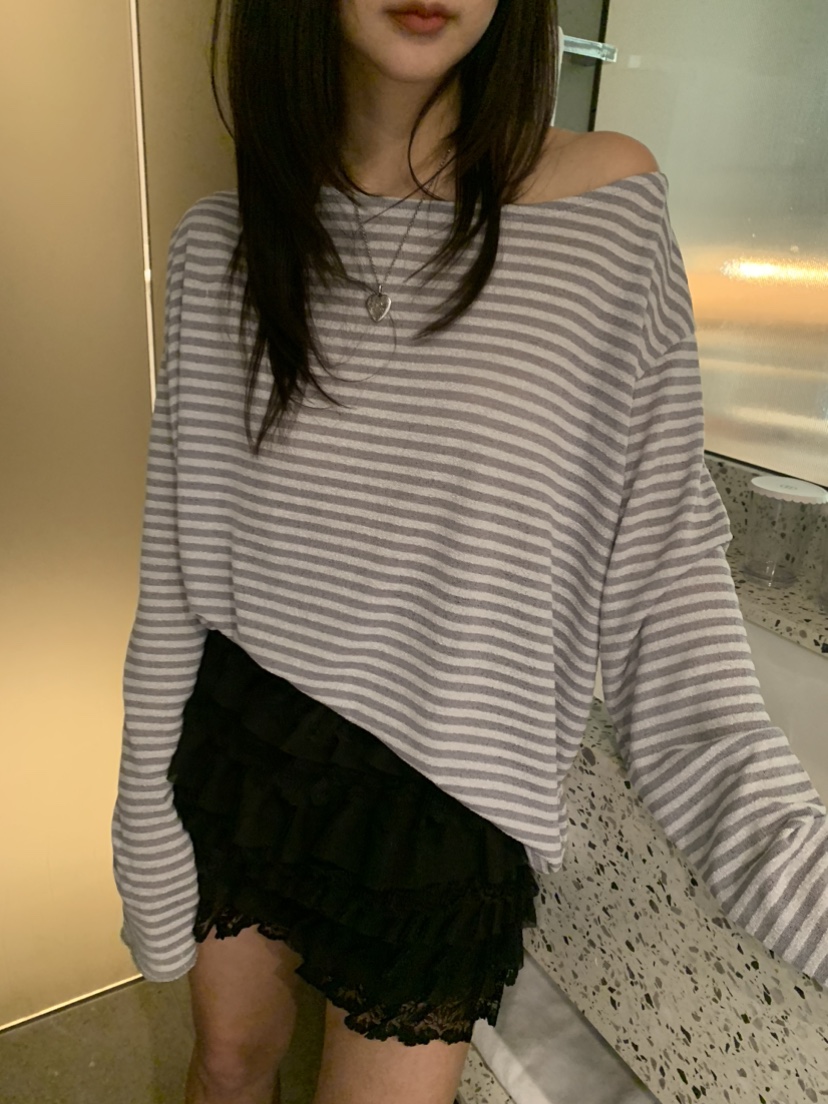 BADCALM東大門實拍女裝新款25春夏人氣推薦真品職業長袖T恤BADCALM長袖T恤