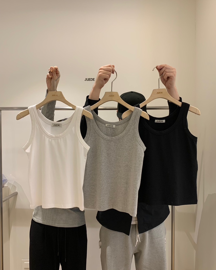 JUEDE(此品牌容易投訴)東大門實拍女裝新品25春夏吊帶背心JUEDE吊帶/背心