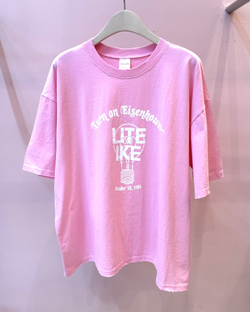 CRACKERS韓國代購女裝新品25春夏職業時尚熱賣休閑真品人氣T恤CRACKERST恤圖色2