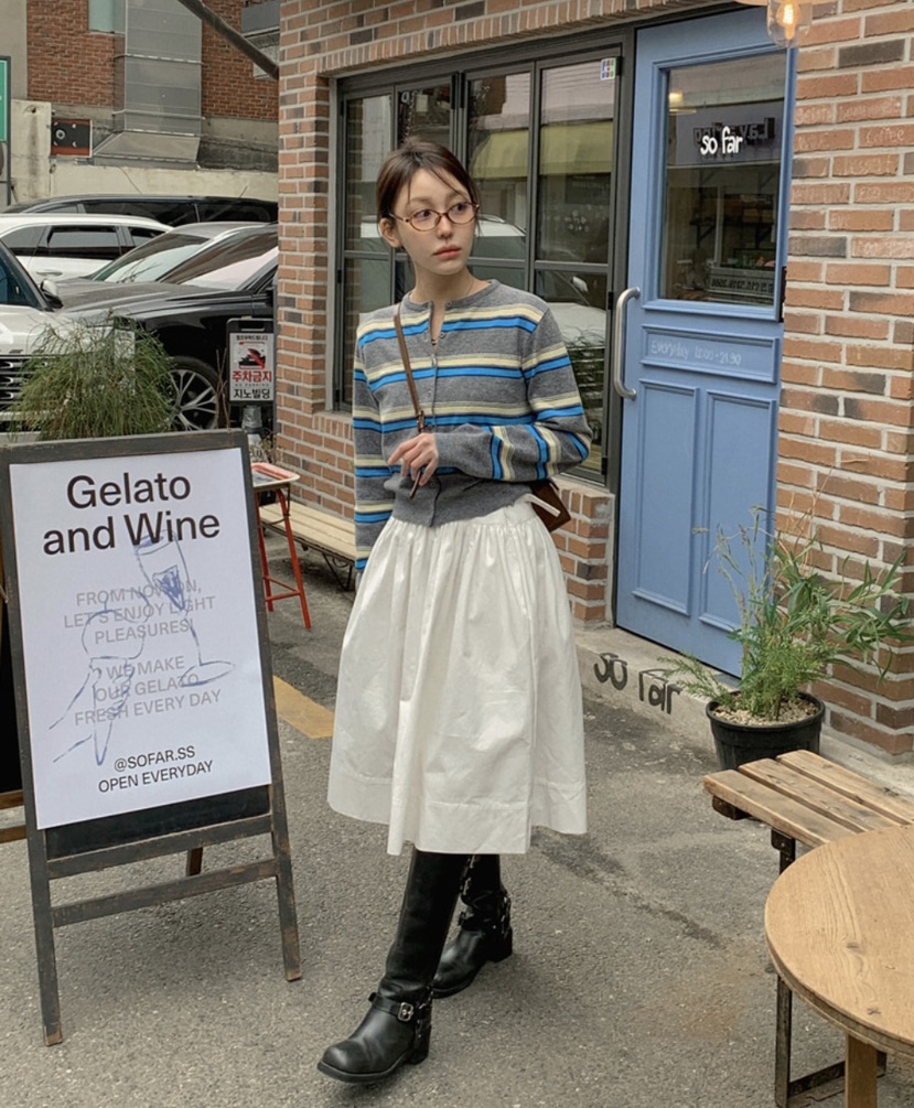 BYRING東大門代購女士新款推薦熱賣人氣休閑職業半身裙中短裙BYRING半身裙/中短裙