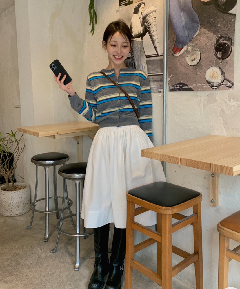 BYRING東大門代購女士新款推薦熱賣人氣休閑職業半身裙中短裙BYRING半身裙/中短裙