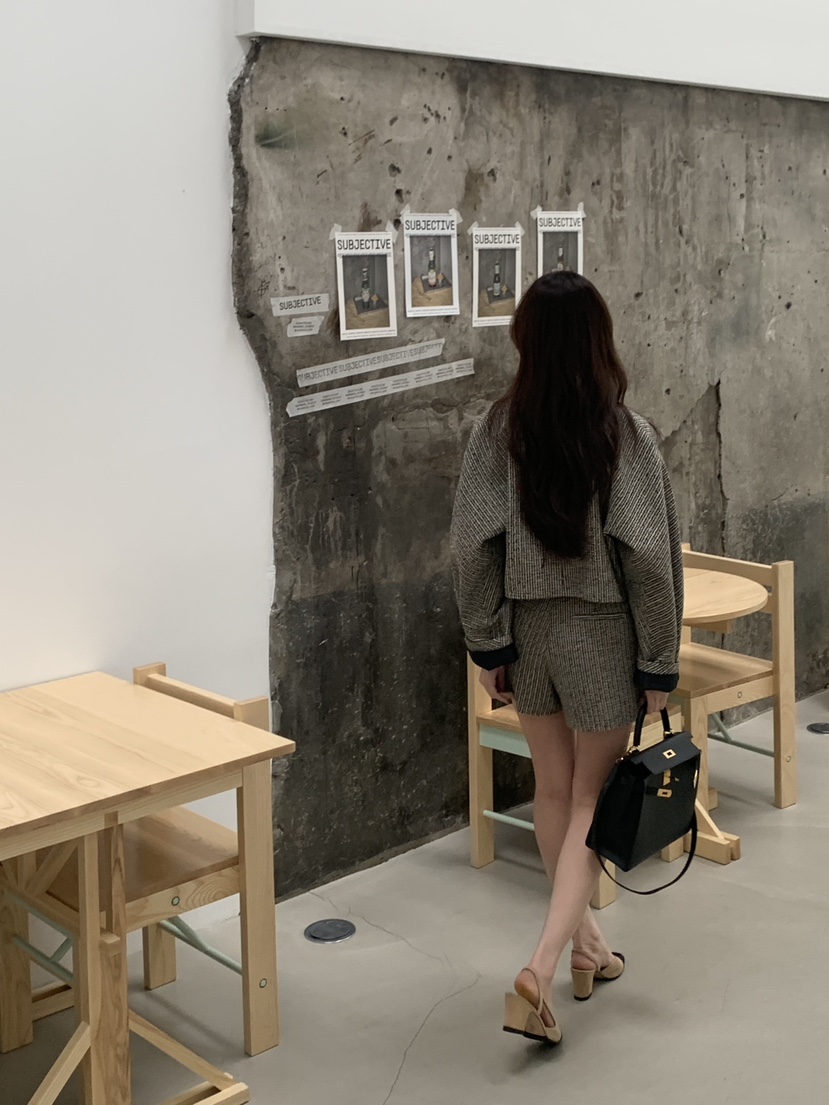 LOGARDEN東大門直郵女士新品人氣真品休閑推薦25春夏外套粗花呢LO GARDEN外套