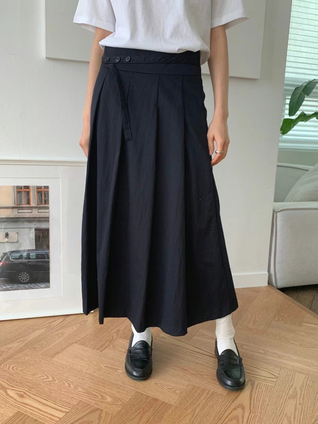 ACRE韓國代購女士新品推薦人氣職業25春夏熱賣真品時尚長裙ACRE長裙圖色2