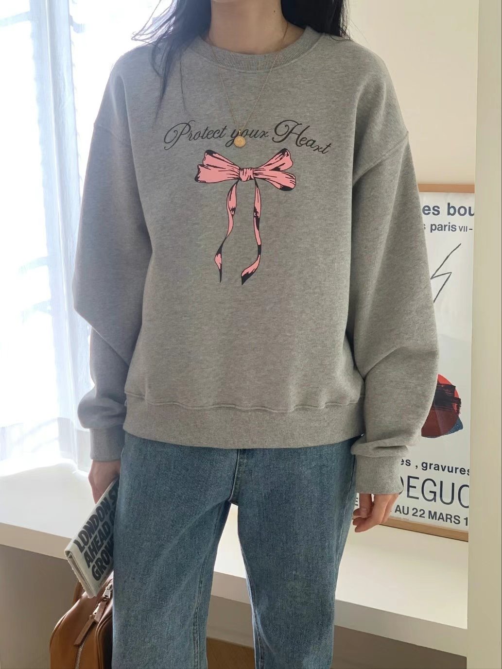 ACRE東大門代購女士新品時尚真品職業25春夏休閑熱賣人氣衛衣ACRE衛衣圖色2