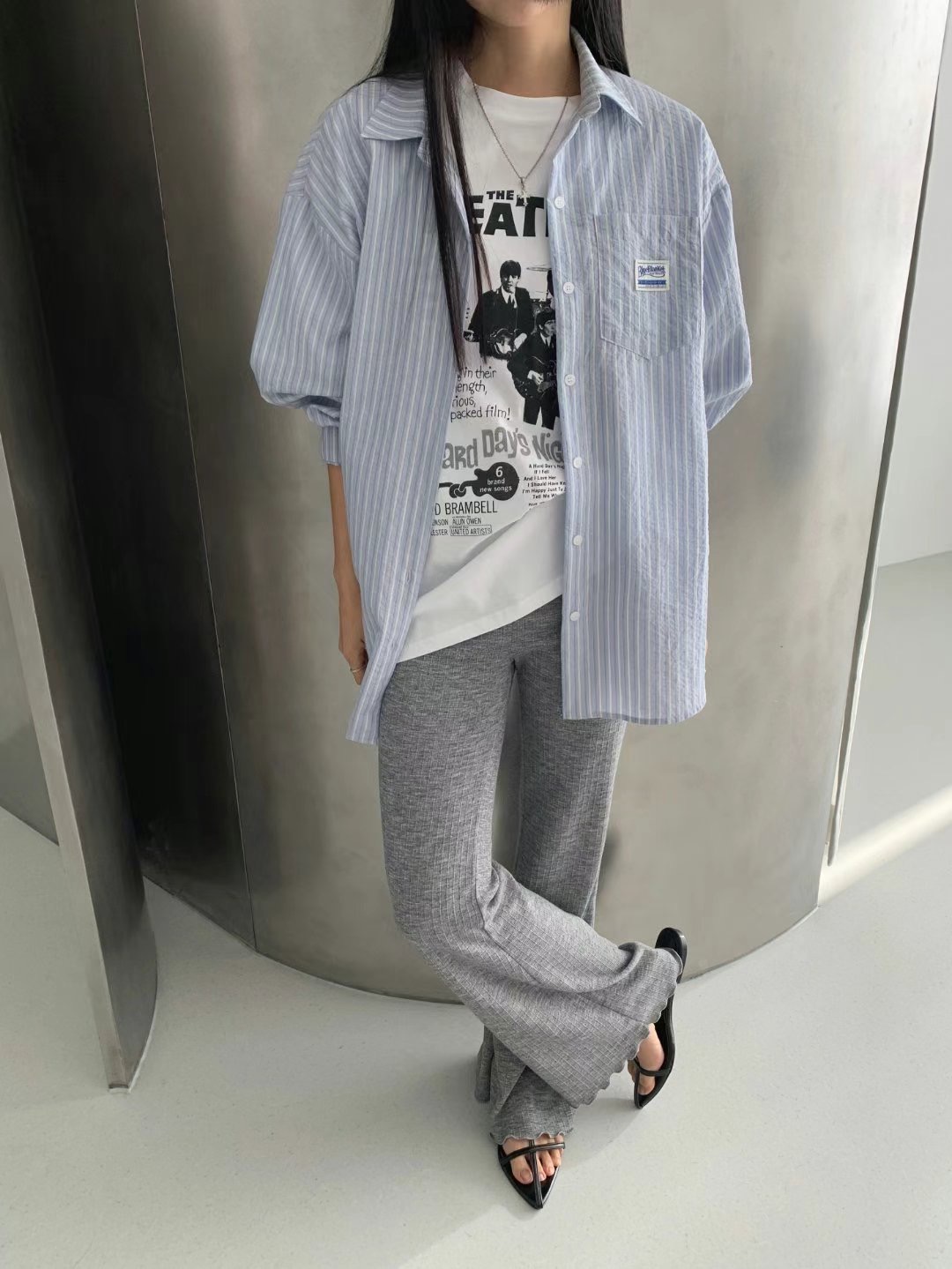 LEVEL東大門代購女士新品人氣熱賣25春夏推薦真品襯衫蕾絲衫LEVEL襯衫/蕾絲衫