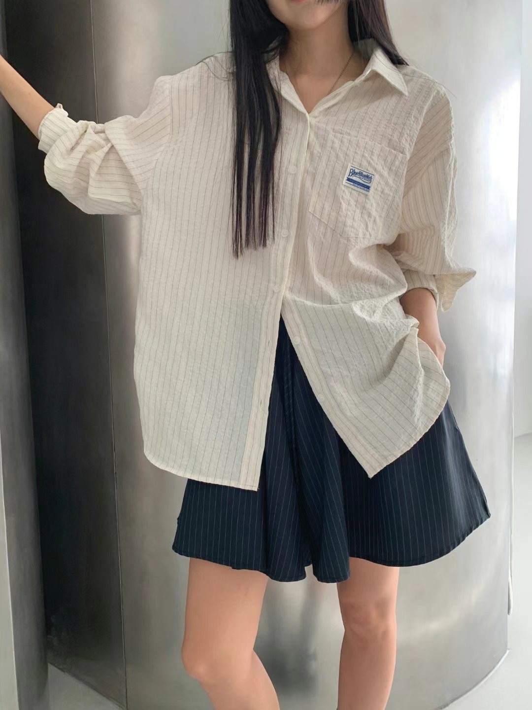 LEVEL東大門代購女士新品人氣熱賣25春夏推薦真品襯衫蕾絲衫LEVEL襯衫/蕾絲衫