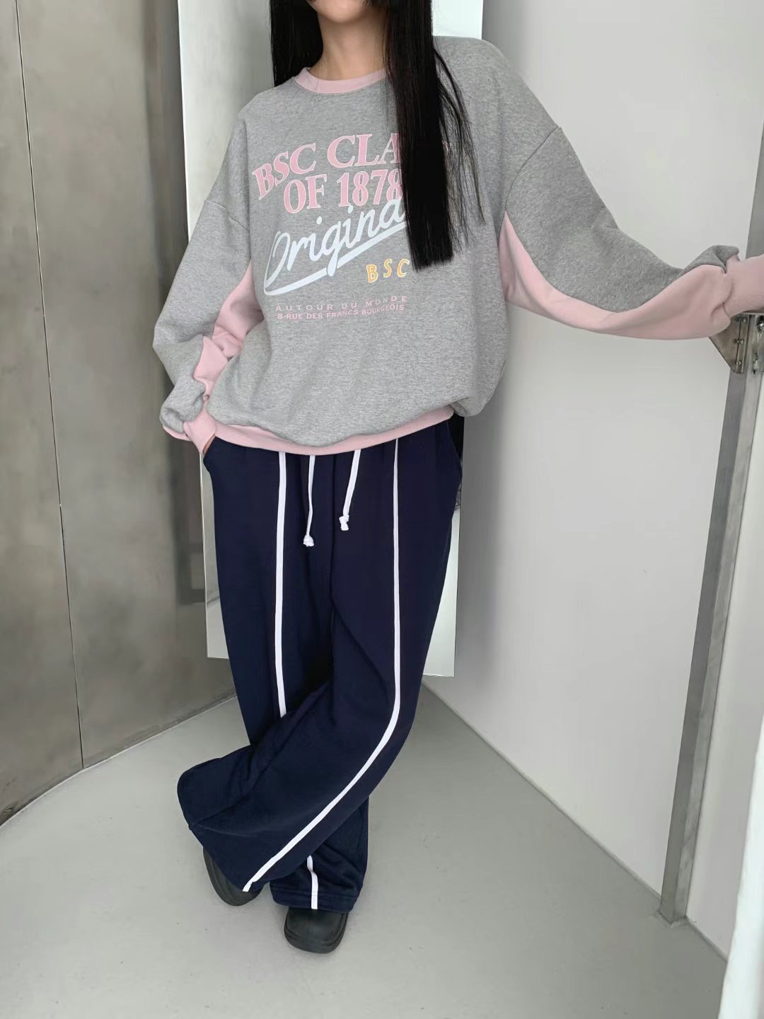 LEVEL韓國代購女士新品人氣職業熱賣25春夏真品休閑推薦衛衣LEVEL衛衣