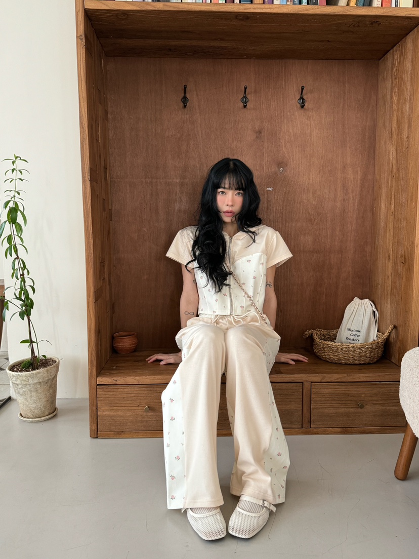 MARKE-P韓國直郵女裝新品熱賣時尚25春夏推薦真品職業T恤拉鏈MARKE-PT恤