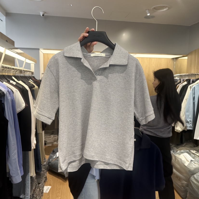 LEFANCY韓國㊣直郵東大門代購女裝新品推薦人氣職業25春夏T恤LEFANCYT恤圖色2