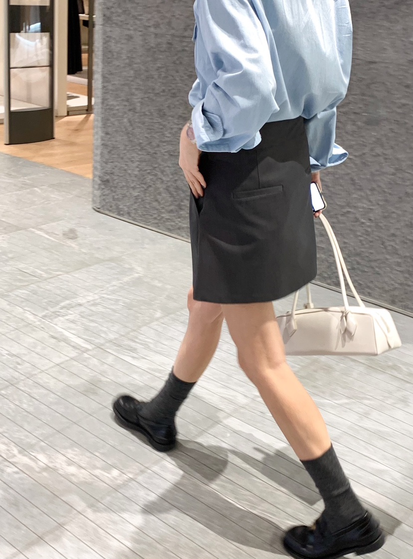 COURGETTE直郵韓國代購㊣女裝新款熱賣休閑人氣時尚推薦短裙COURGETTE短裙