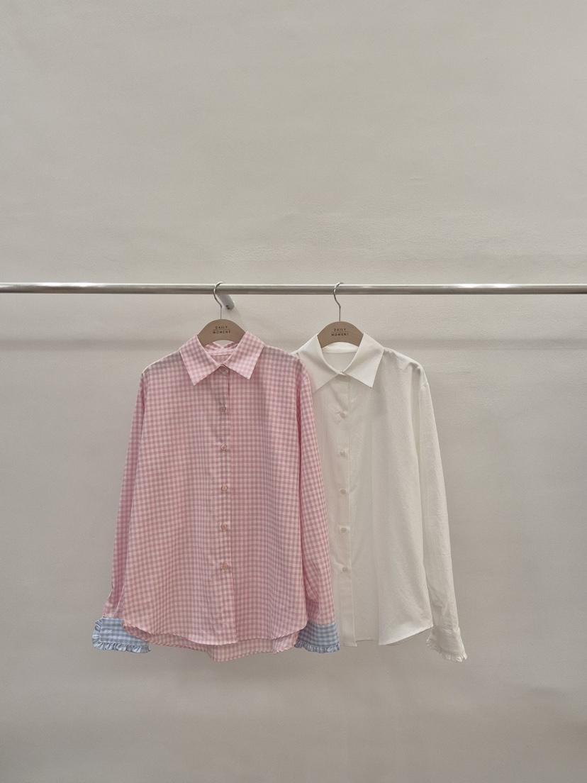 DAILY MOMENT韓國直郵㊣女裝新品25春夏推薦職業襯衫蕾絲衫DAILY MOMENT襯衫/蕾絲衫