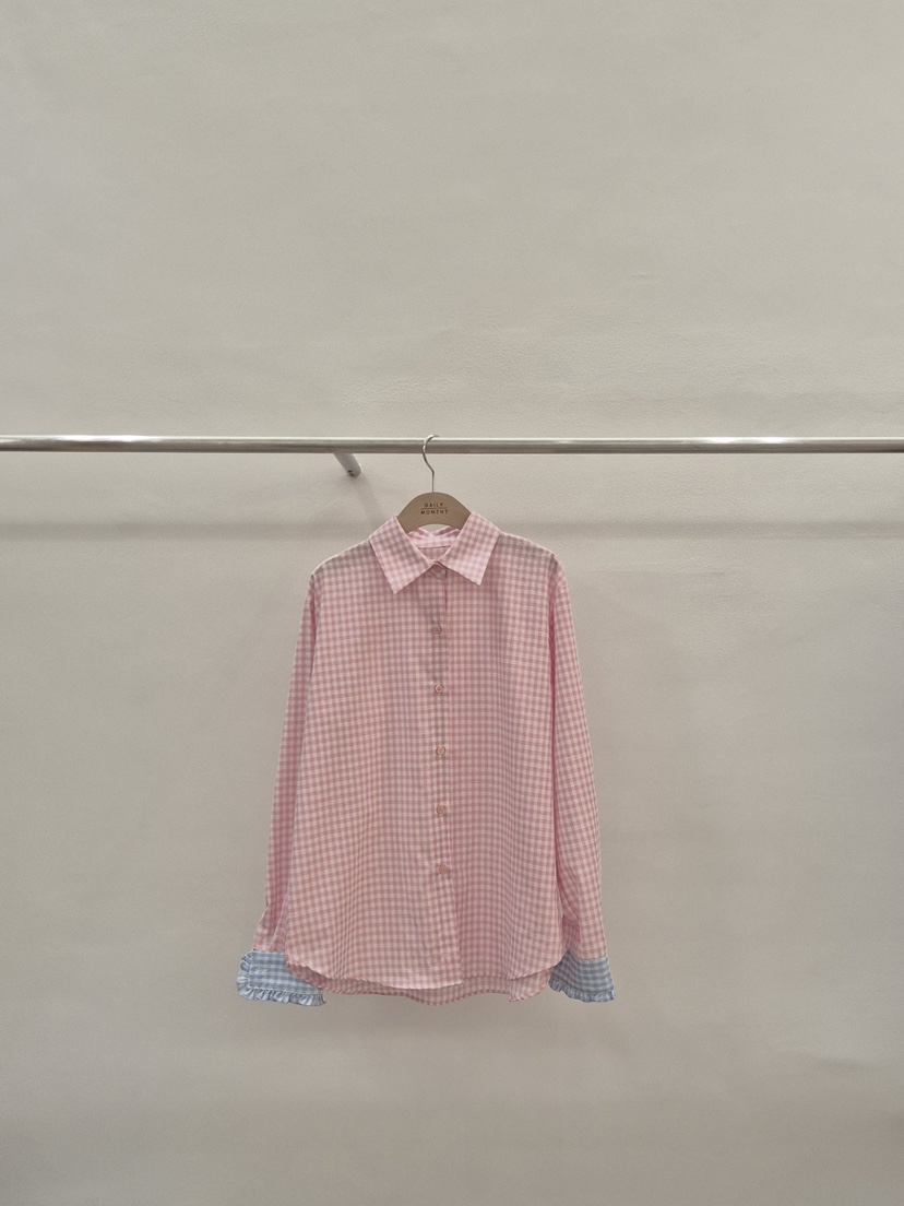 DAILY MOMENT韓國直郵㊣女裝新品25春夏推薦職業襯衫蕾絲衫DAILY MOMENT襯衫/蕾絲衫