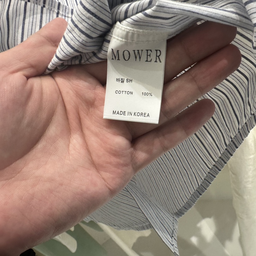 MOWER韓國㊣直郵東大門代購女裝新款人氣熱賣休閑襯衫蕾絲衫MOWER襯衫/蕾絲衫