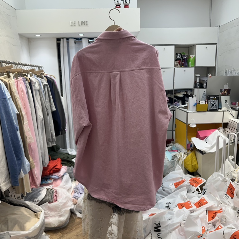 DE LINE韓國直郵㊣女裝新品休閑職業時尚人氣熱賣襯衫蕾絲衫DE LINE襯衫/蕾絲衫
