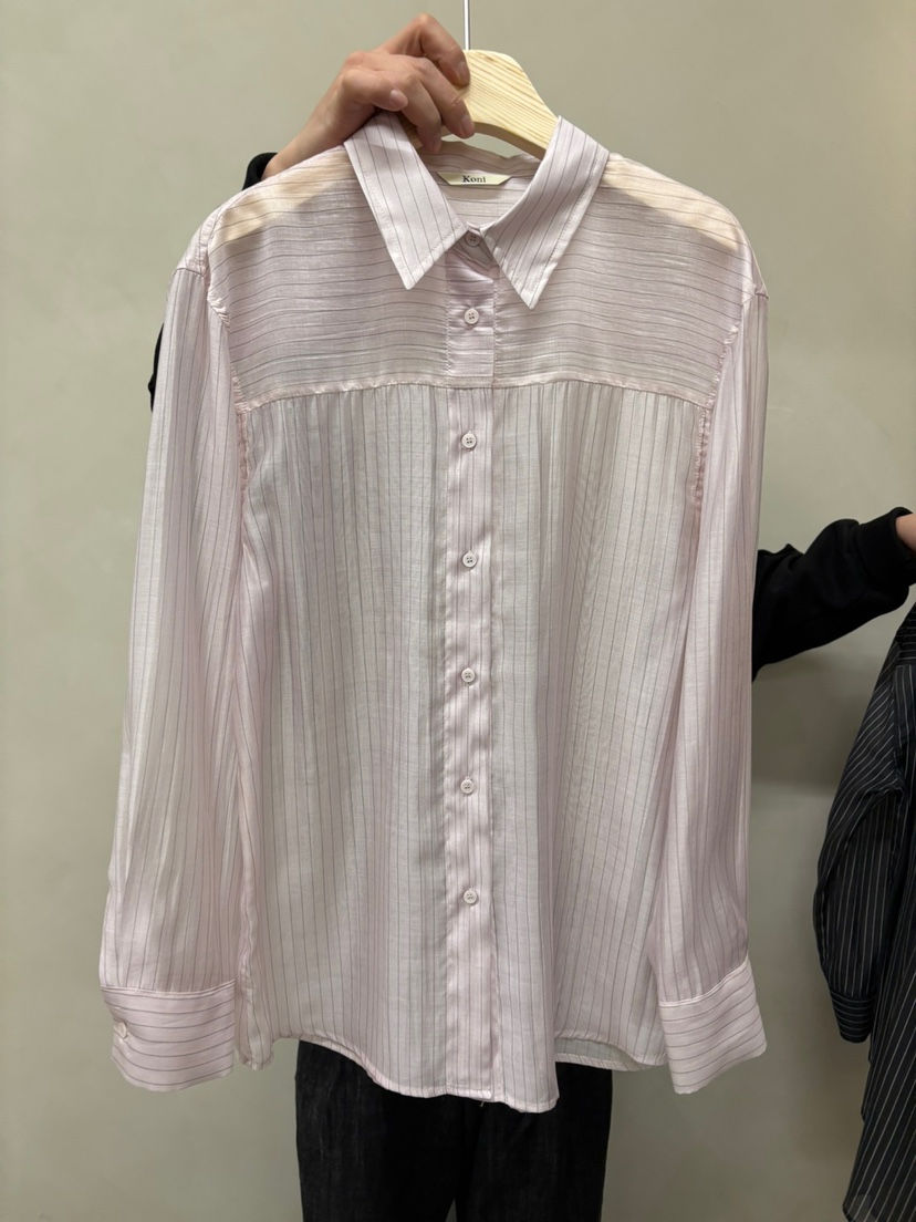 KONI韓國㊣直郵東大門代購女裝新品職業25春夏時尚襯衫蕾絲衫KONI襯衫/蕾絲衫圖色2