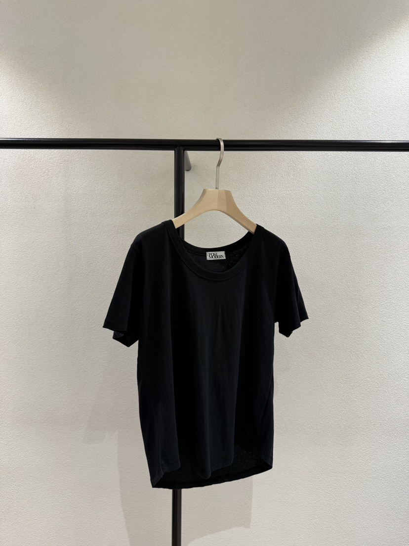 POSTMODERN韓國㊣直郵東大門代購女裝新品人氣熱賣T恤腰帶亞麻POSTMODERNT恤圖色3