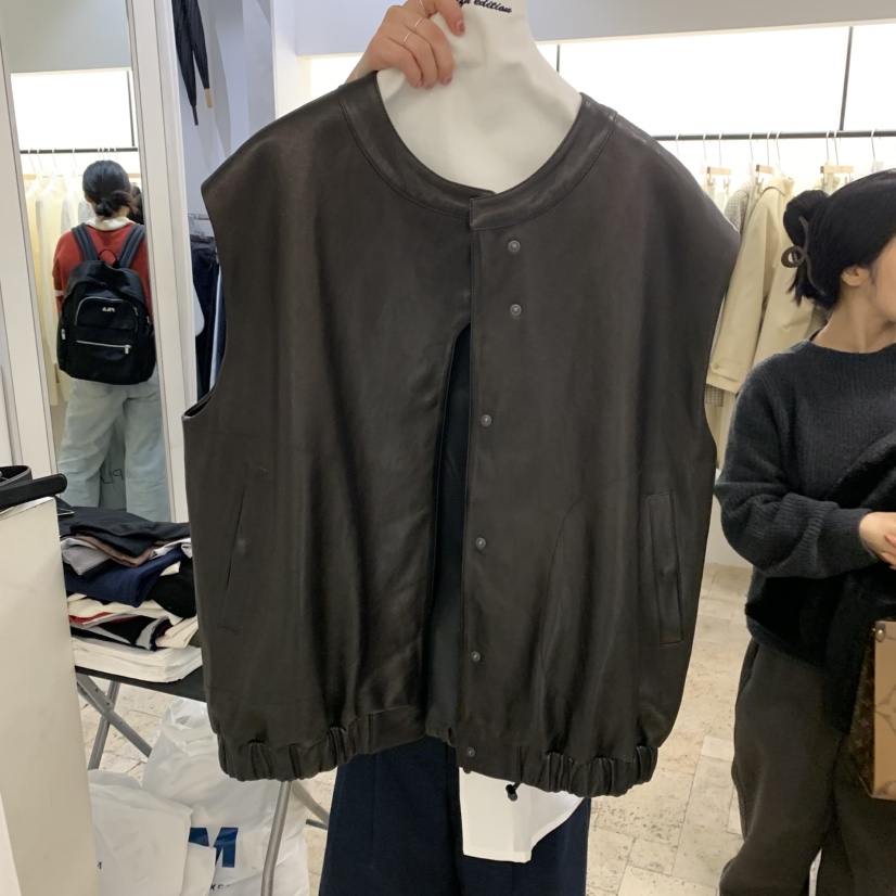 A Flan韓國直郵㊣女裝新品時尚職業人氣休閑熱賣推薦25春夏馬甲AFN/A Flan馬甲