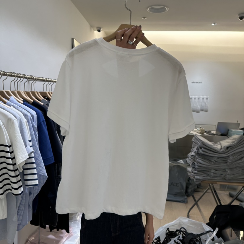 EFFERVESCENT韓國直郵㊣女裝新品職業25春夏熱賣休閑人氣T恤evc/effervescentT恤