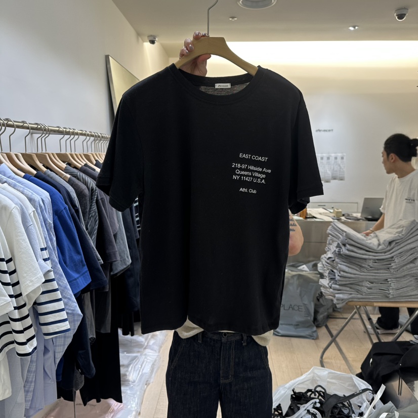 EFFERVESCENT韓國直郵㊣女裝新品職業25春夏熱賣休閑人氣T恤evc/effervescentT恤圖色3
