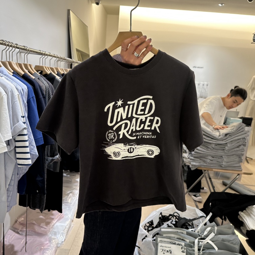 EFFERVESCENT直郵韓國代購㊣女裝新品推薦時尚職業25春夏T恤evc/effervescentT恤圖色2