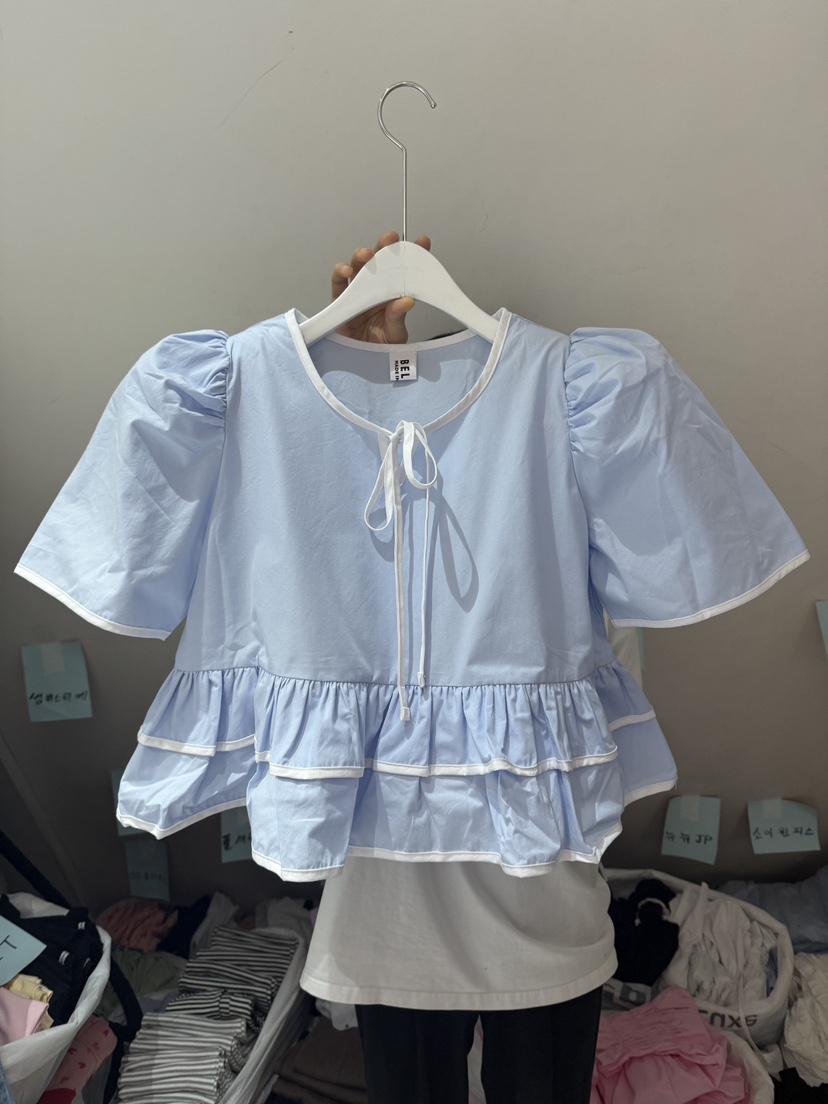 BELITA-L韓國㊣直郵東大門代購女裝新品熱賣推薦襯衫蕾絲衫BELITA-L襯衫/蕾絲衫