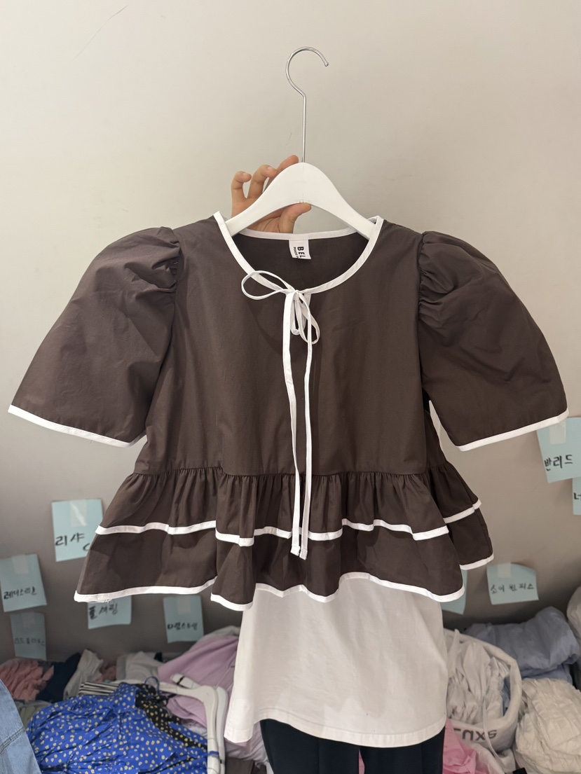 BELITA-L韓國㊣直郵東大門代購女裝新品熱賣推薦襯衫蕾絲衫BELITA-L襯衫/蕾絲衫圖色4