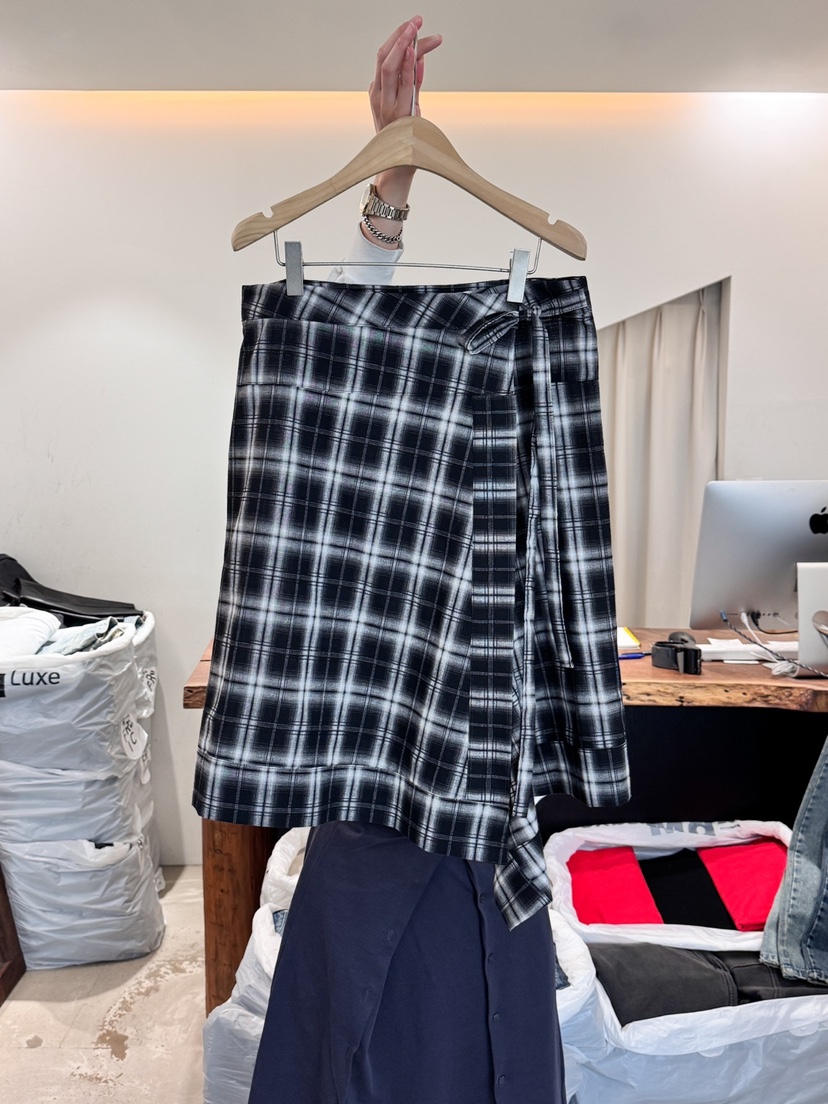 FRIC韓國直郵㊣東大門實拍女裝新品熱賣職業休閑半身裙中短裙FRIC半身裙/中短裙圖色2