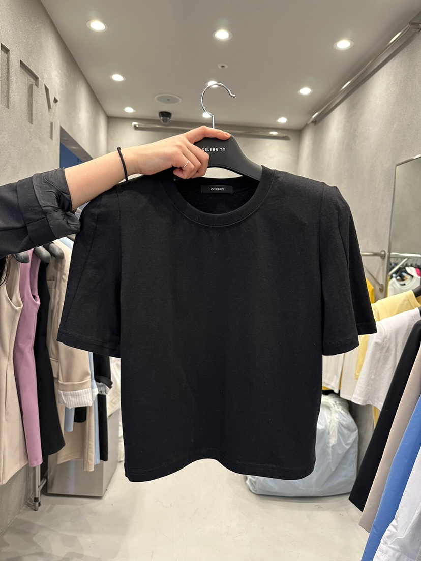 CELEBRITY-A韓國㊣直郵東大門代購女裝新品時尚熱賣人氣T恤CELEBRITY-AT恤圖色4