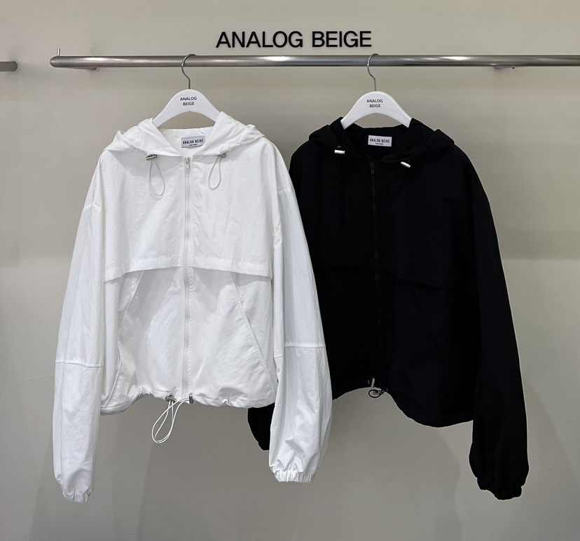 ANGLOG BEIGE韓國㊣直郵東大門代購女裝新品時尚休閑夾克連帽ANGLOG BEIGE夾克