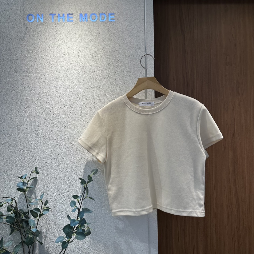 ON THE MODE韓國㊣直郵東大門代購女裝新品職業時尚熱賣T恤ON THE MODET恤圖色2