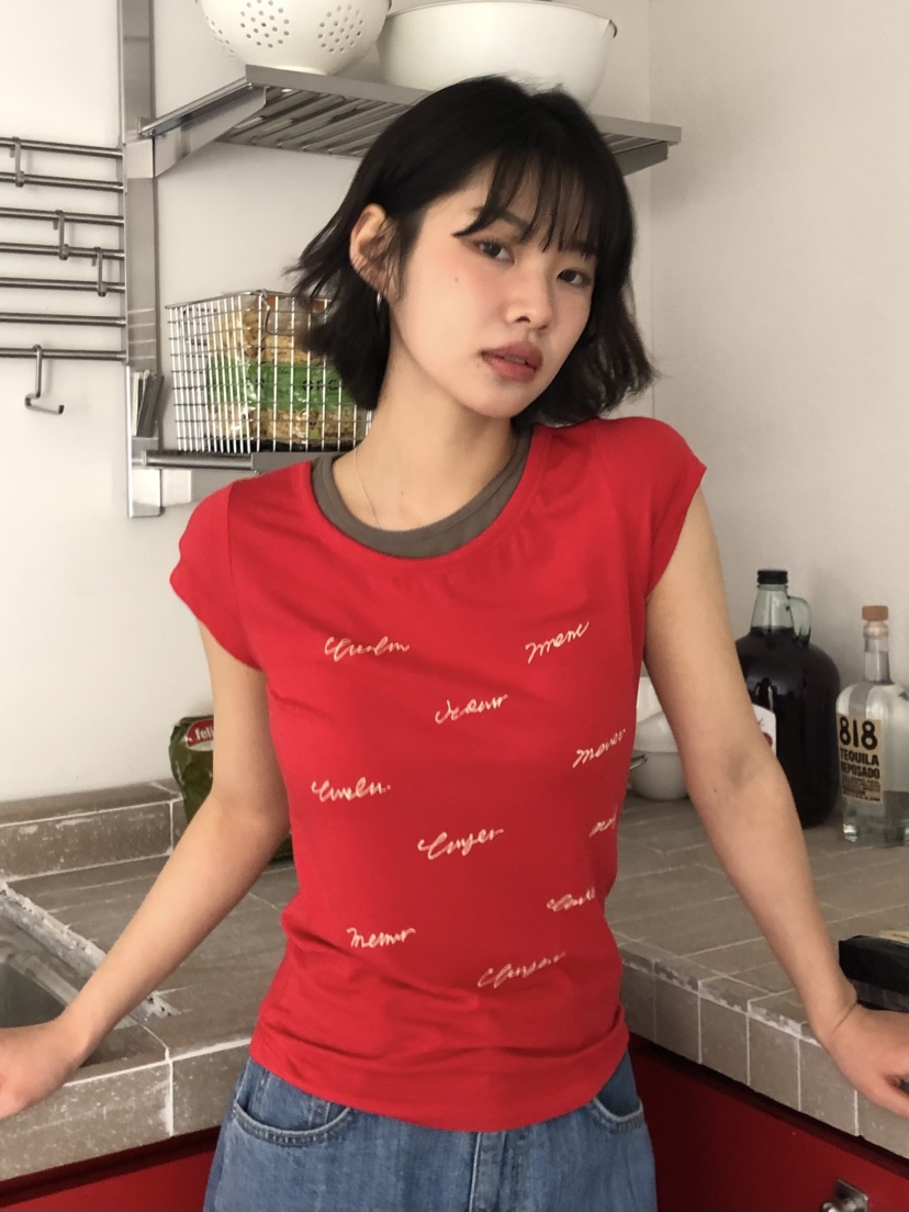 SLAT直郵韓國代購㊣女裝新品25春夏推薦休閑職業熱賣時尚T恤SLATT恤