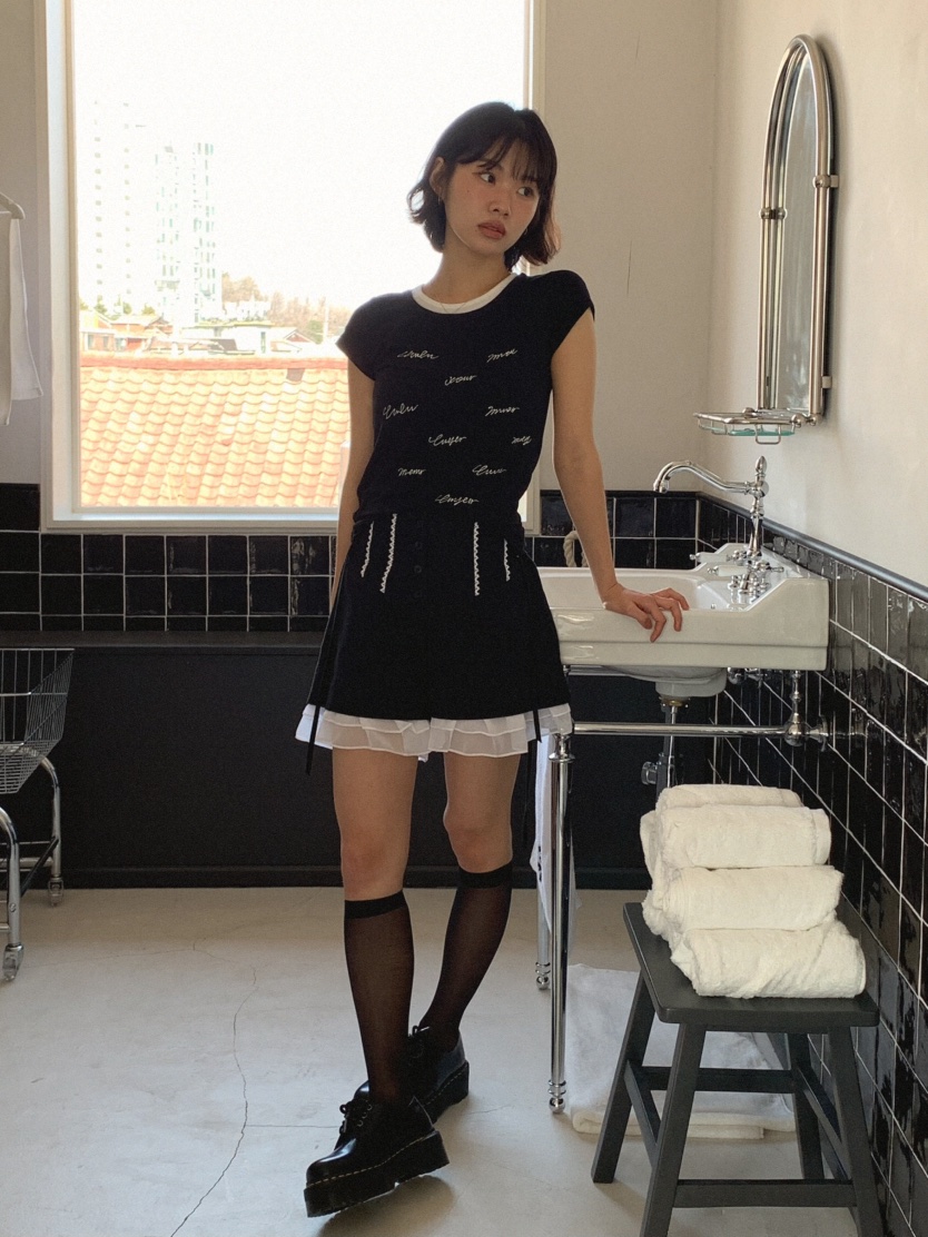 SLAT直郵韓國代購㊣女裝新品25春夏推薦休閑職業熱賣時尚T恤SLATT恤