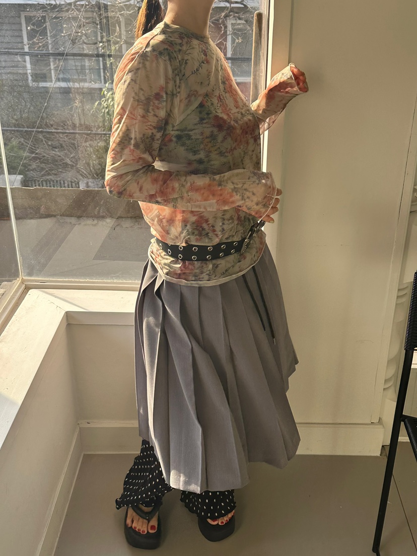 BYRING東大門實拍女士新款推薦25春夏時尚熱賣休閑人氣長袖T恤BYRING長袖T恤