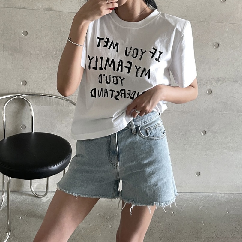 CELEBRITY-A韓國代購女裝新品推薦職業25春夏時尚休閑真品T恤CELEBRITY-AT恤