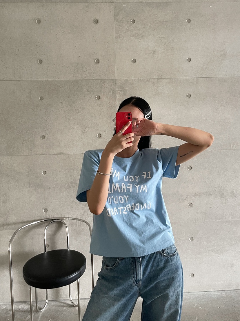 CELEBRITY-A韓國代購女裝新品推薦職業25春夏時尚休閑真品T恤CELEBRITY-AT恤