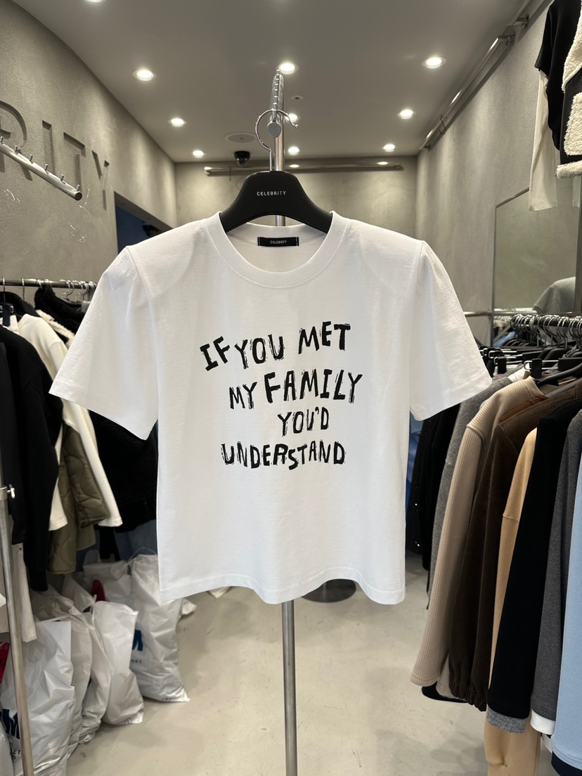 CELEBRITY-A韓國代購女裝新品推薦職業25春夏時尚休閑真品T恤CELEBRITY-AT恤
