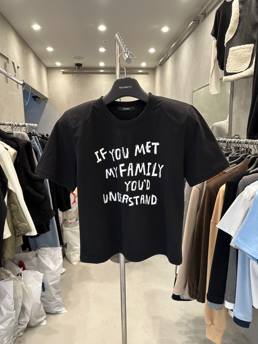 CELEBRITY-A韓國代購女裝新品推薦職業25春夏時尚休閑真品T恤CELEBRITY-AT恤圖色4