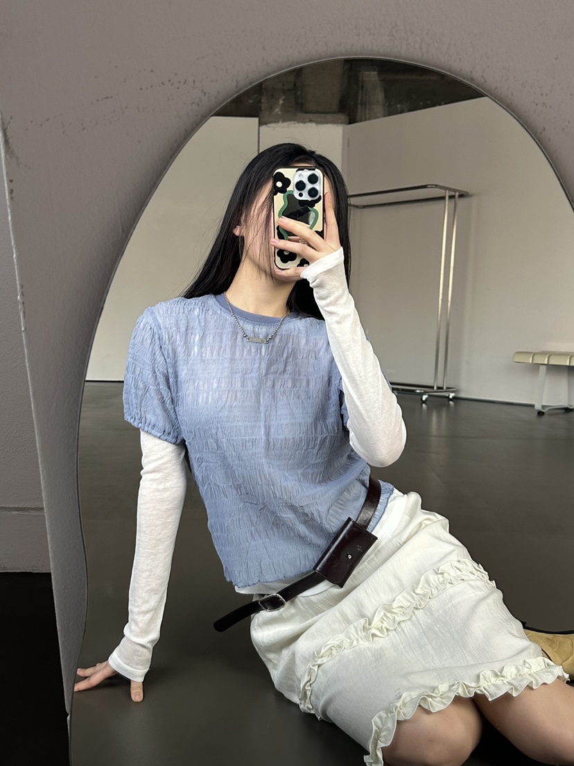 I MFACT韓國代購女裝新品職業推薦真品休閑時尚25春夏熱賣T恤I MFACTT恤