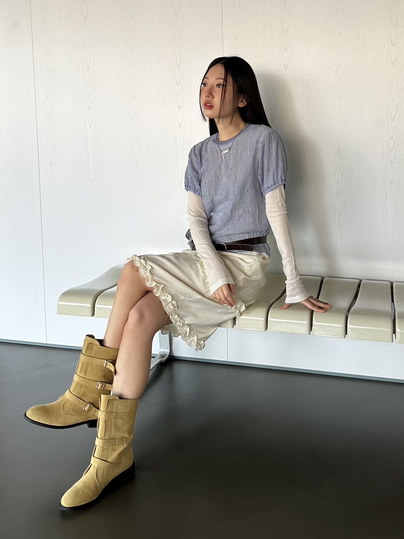 I MFACT韓國代購女裝新品職業推薦真品休閑時尚25春夏熱賣T恤I MFACTT恤
