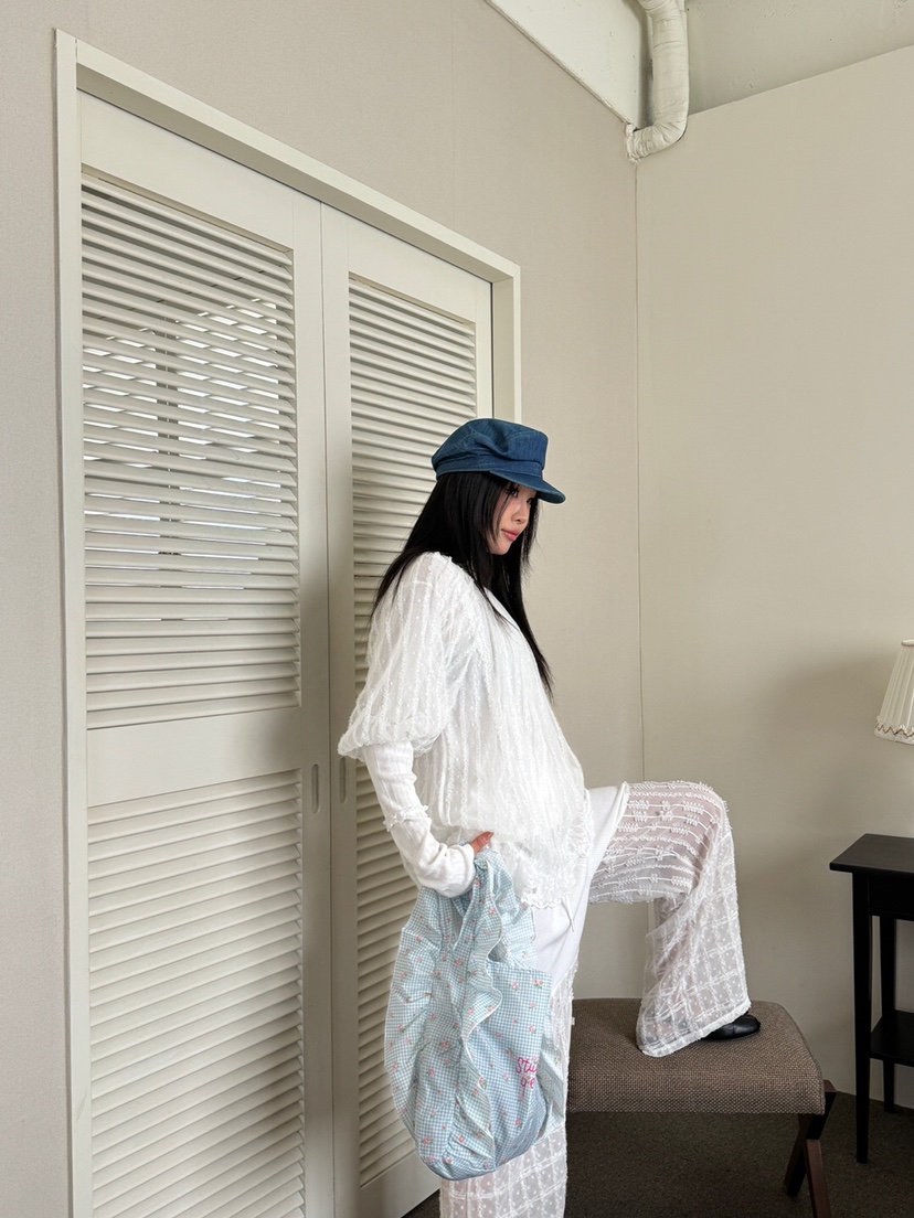MAISONDEGLORY韓國直郵女士新款休閑職業人氣時尚襯衫蕾絲衫MAISON DE GLORY襯衫/蕾絲衫
