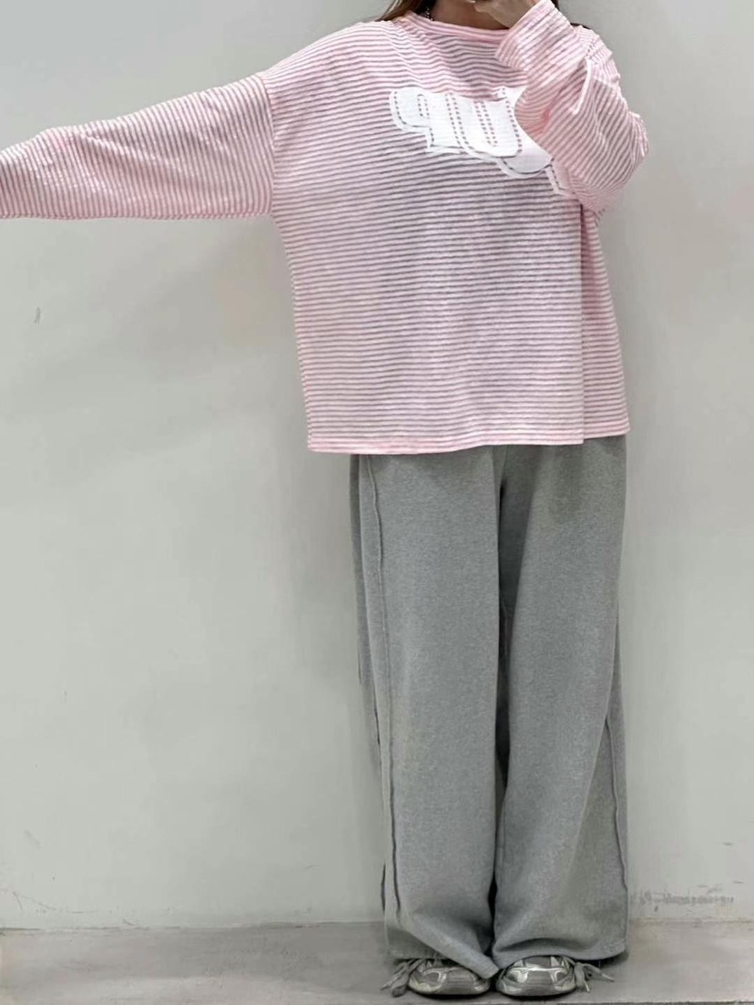 ZACCU韓國代購女裝新款推薦時尚25春夏休閑職業熱賣長袖T恤ZACCU長袖T恤
