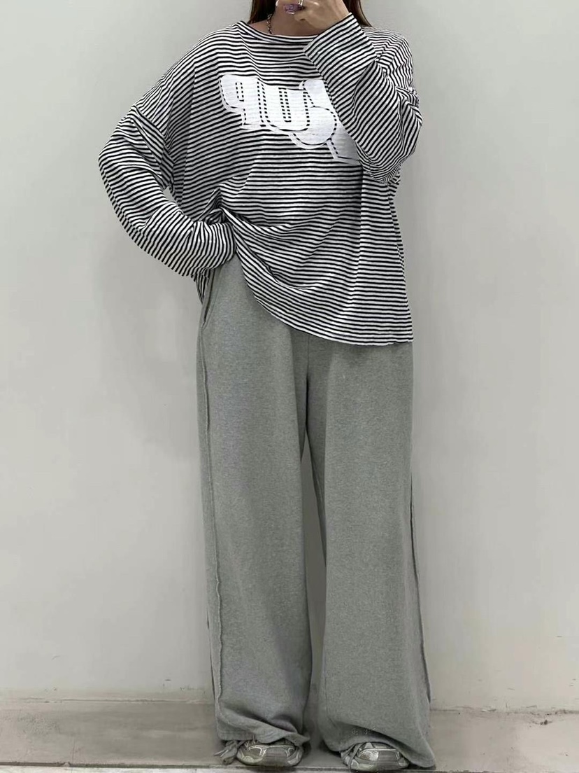 ZACCU韓國代購女裝新款推薦時尚25春夏休閑職業熱賣長袖T恤ZACCU長袖T恤