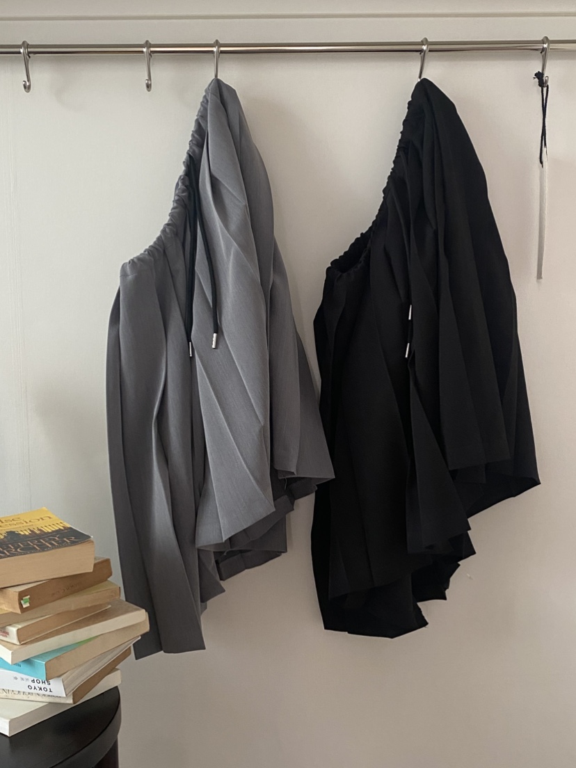 BYRING東大門代購女裝新款25春夏人氣真品半身裙中短裙百褶BYRING半身裙/中短裙