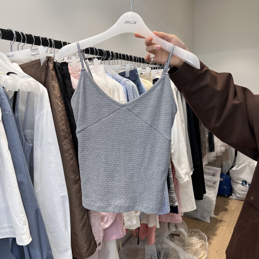 RUMIRU/AWEAR東大門代購女士新款25春夏職業推薦人氣吊帶背心awear/RUMIRU吊帶/背心