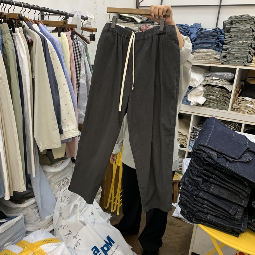 DELI JENNY韓國直郵女士新品時尚休閑職業25春夏人氣休閑褲THERE休閑褲圖色2