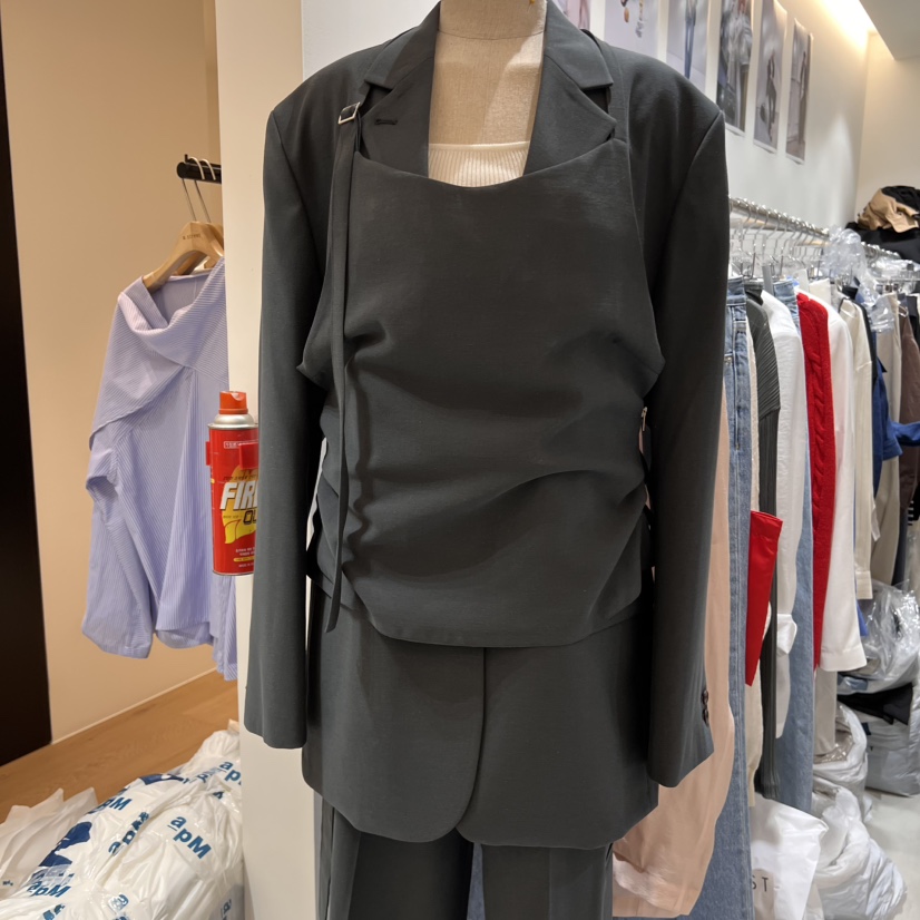 THE REST東大門實拍女士新品休閑真品時尚人氣25春夏吊帶背心THE REST/UNNOEUD吊帶/背心圖色3