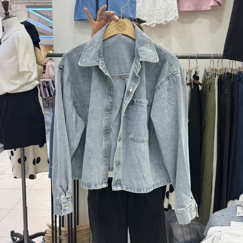 HOJAE東大門代購女士新款時尚休閑熱賣職業真品推薦夾克短款MID-LEVEL JUMP夾克圖色1